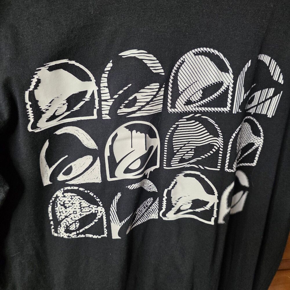 Taco Bell Black T-shirt Size Medium Mens Fast Food Retro Graphic - Picture 2 of 5